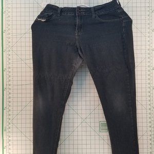 Blue Crew Jeans w/ Jewel Buttons Size 12